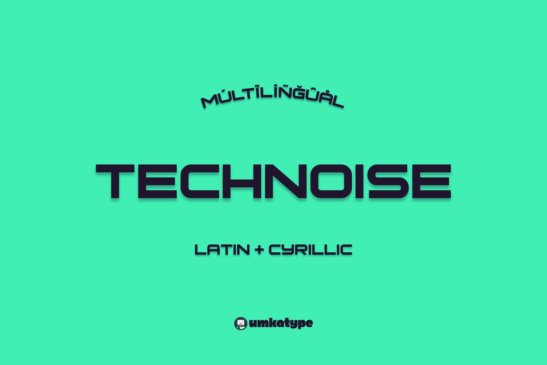 Technoise Font cover image.