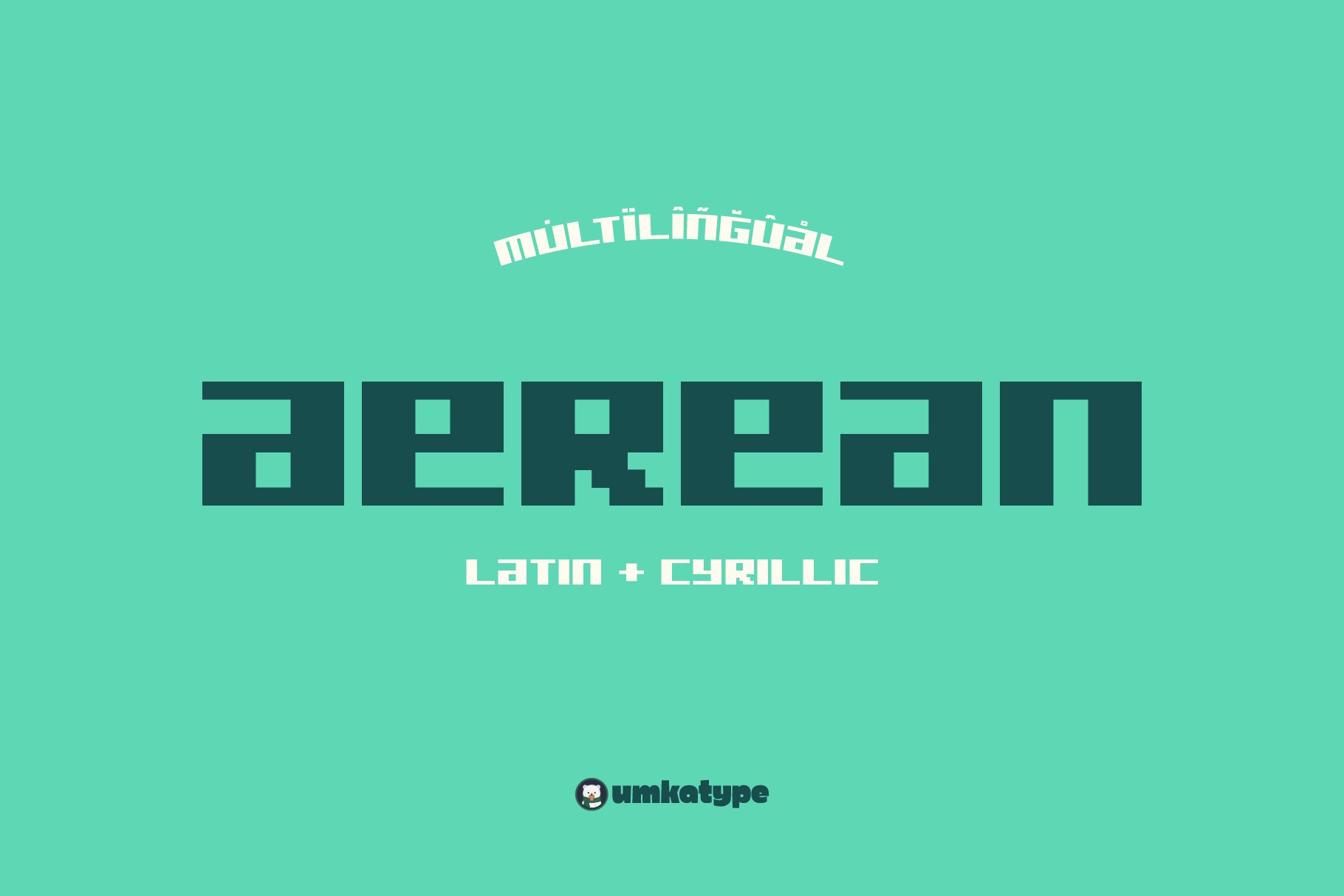 Aerean Display Font cover image.