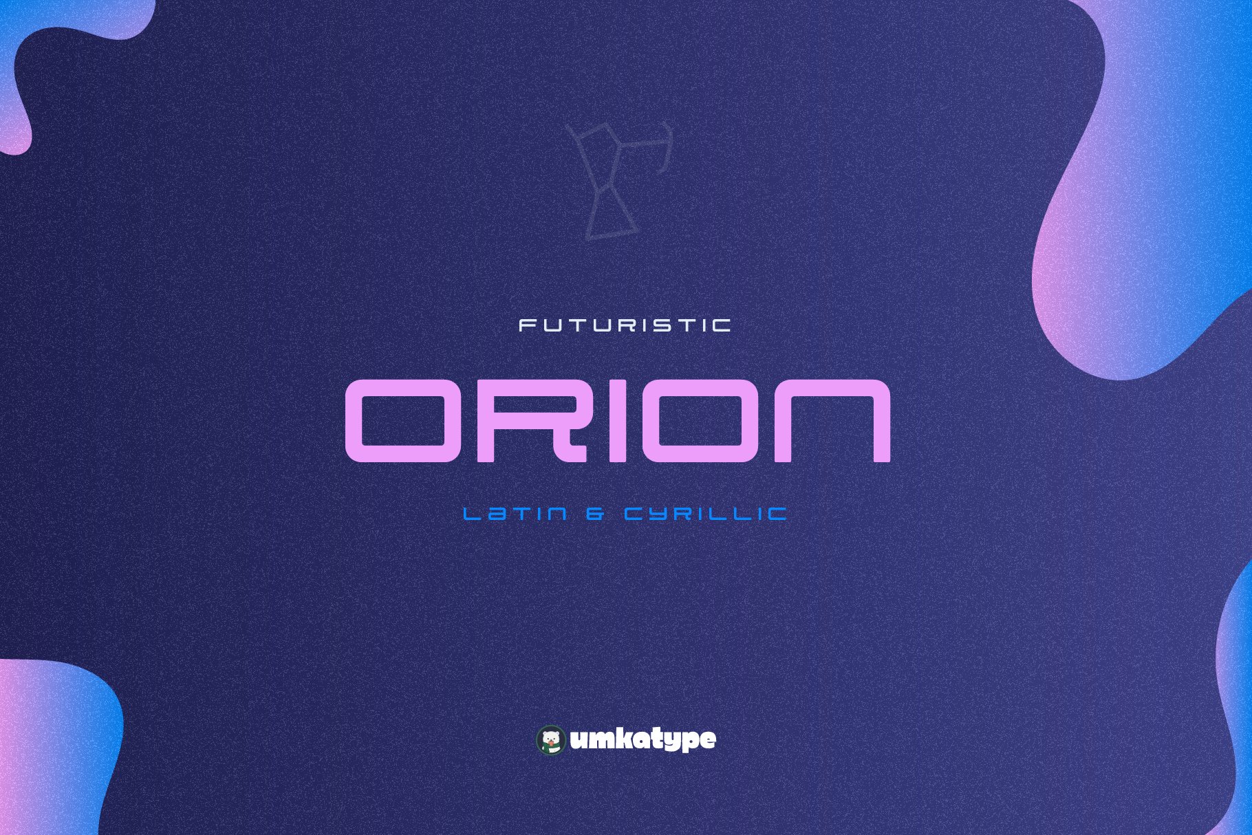 Orion - Futuristic Font cover image.