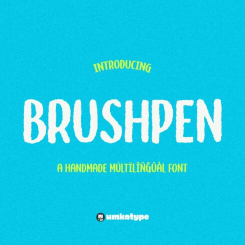 Brushpen - A Handmade Font cover image.