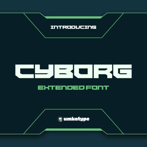 Cyborg Font cover image.