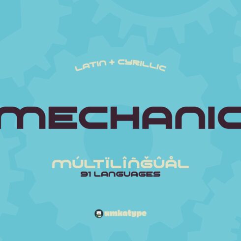 Mechanic Font cover image.
