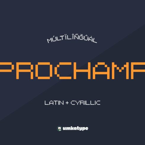 Prochamp Pixel Fontcover image.