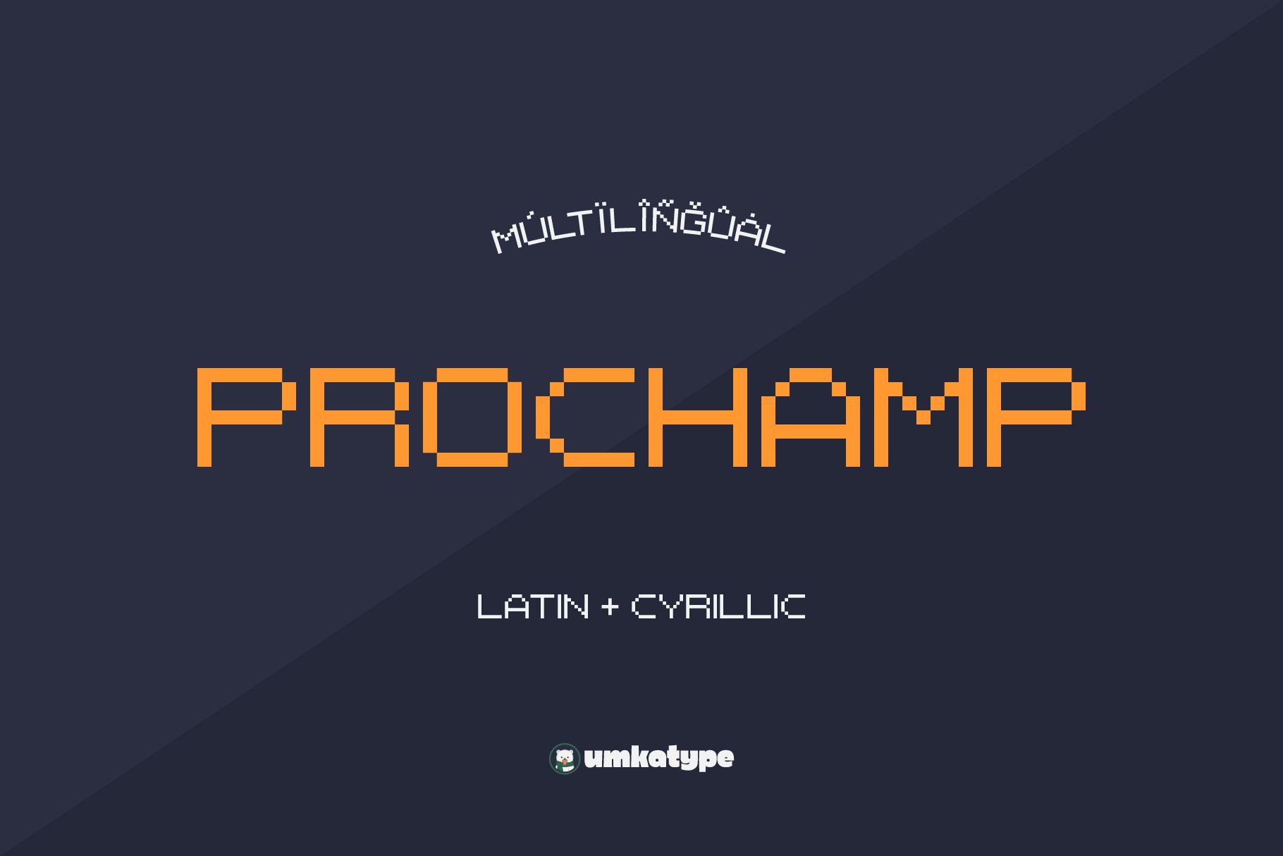 Prochamp Pixel Fontcover image.