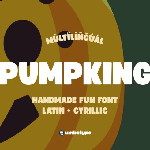 Pumpking Handmade Fun Font cover image.