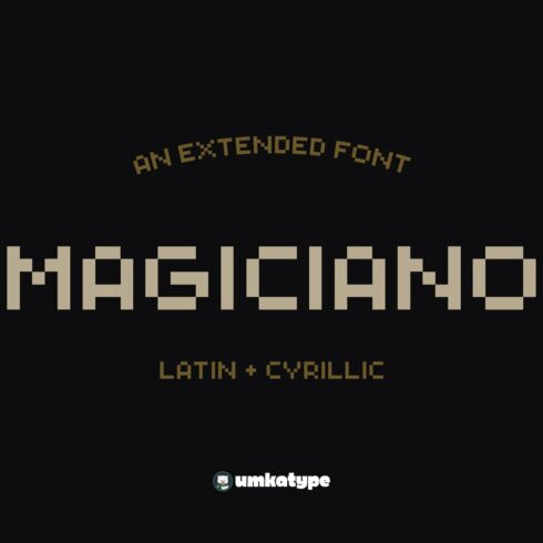 Magiciano Pixel Fontcover image.