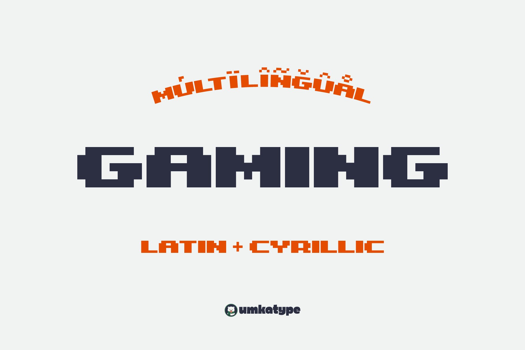Gaming - Multilingual Fontcover image.