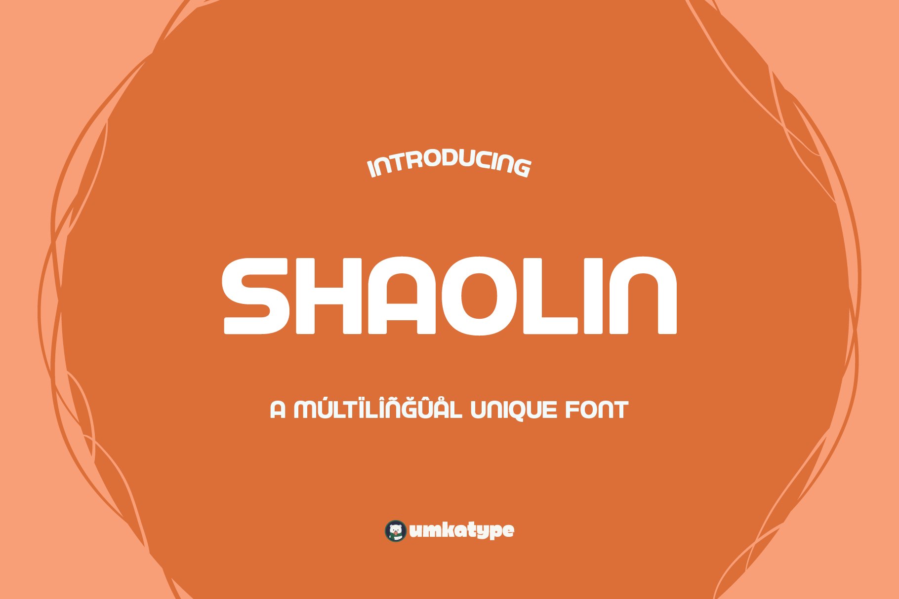 Shaolin - A Multilingual Font cover image.