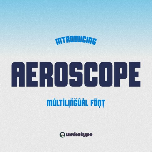 Aeroscope Font cover image.