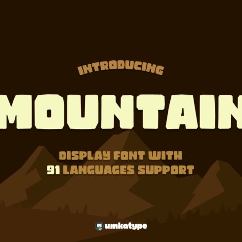 Mountain Font cover image.