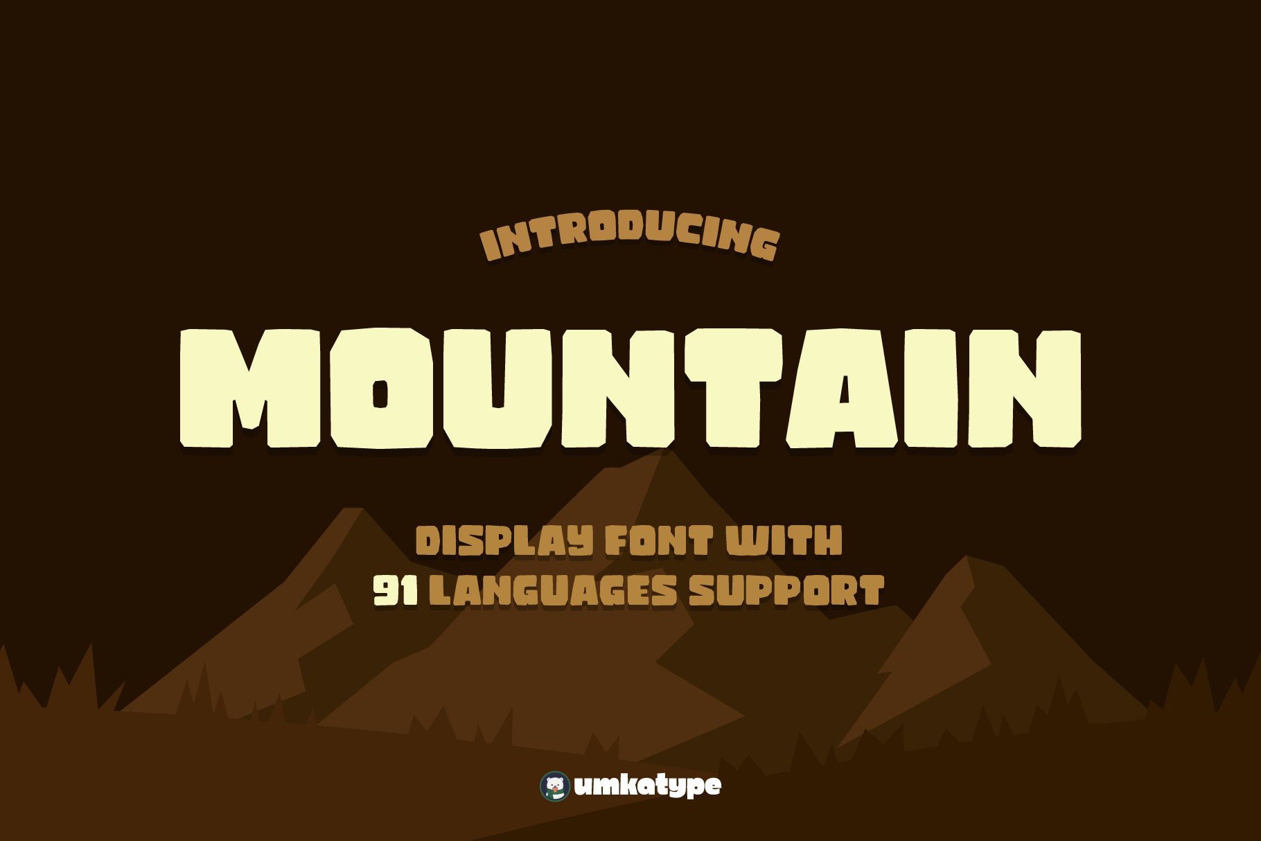 Mountain Font cover image.