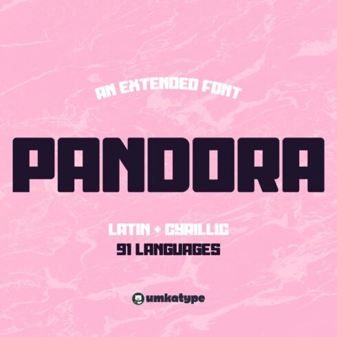 Pandora Font cover image.