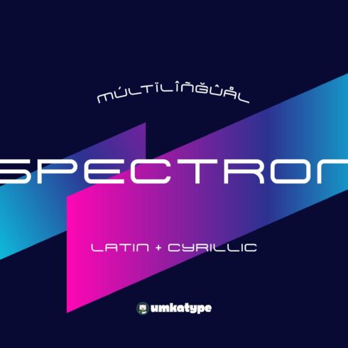 Spectron Futuristic Font cover image.