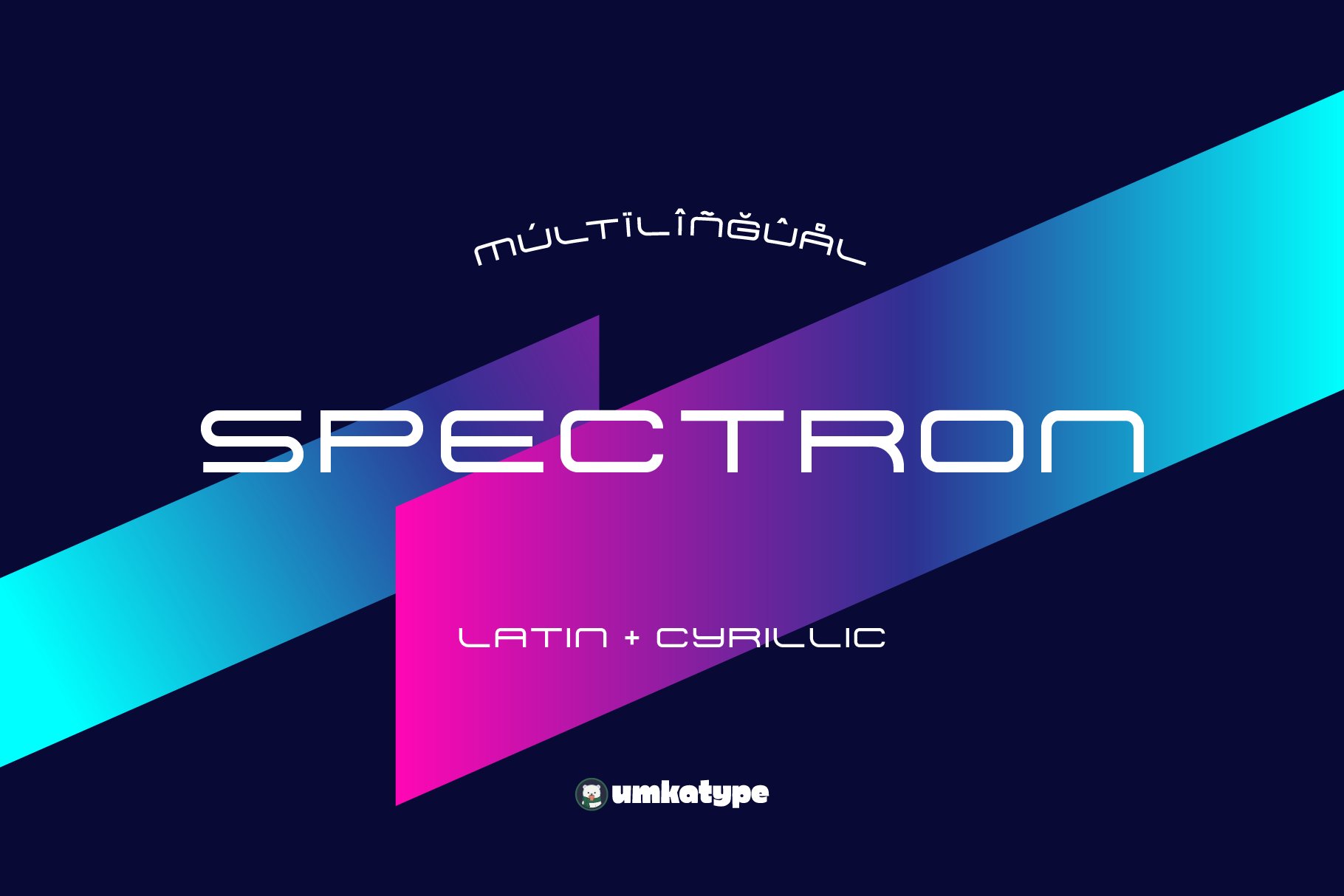 Spectron Futuristic Font cover image.