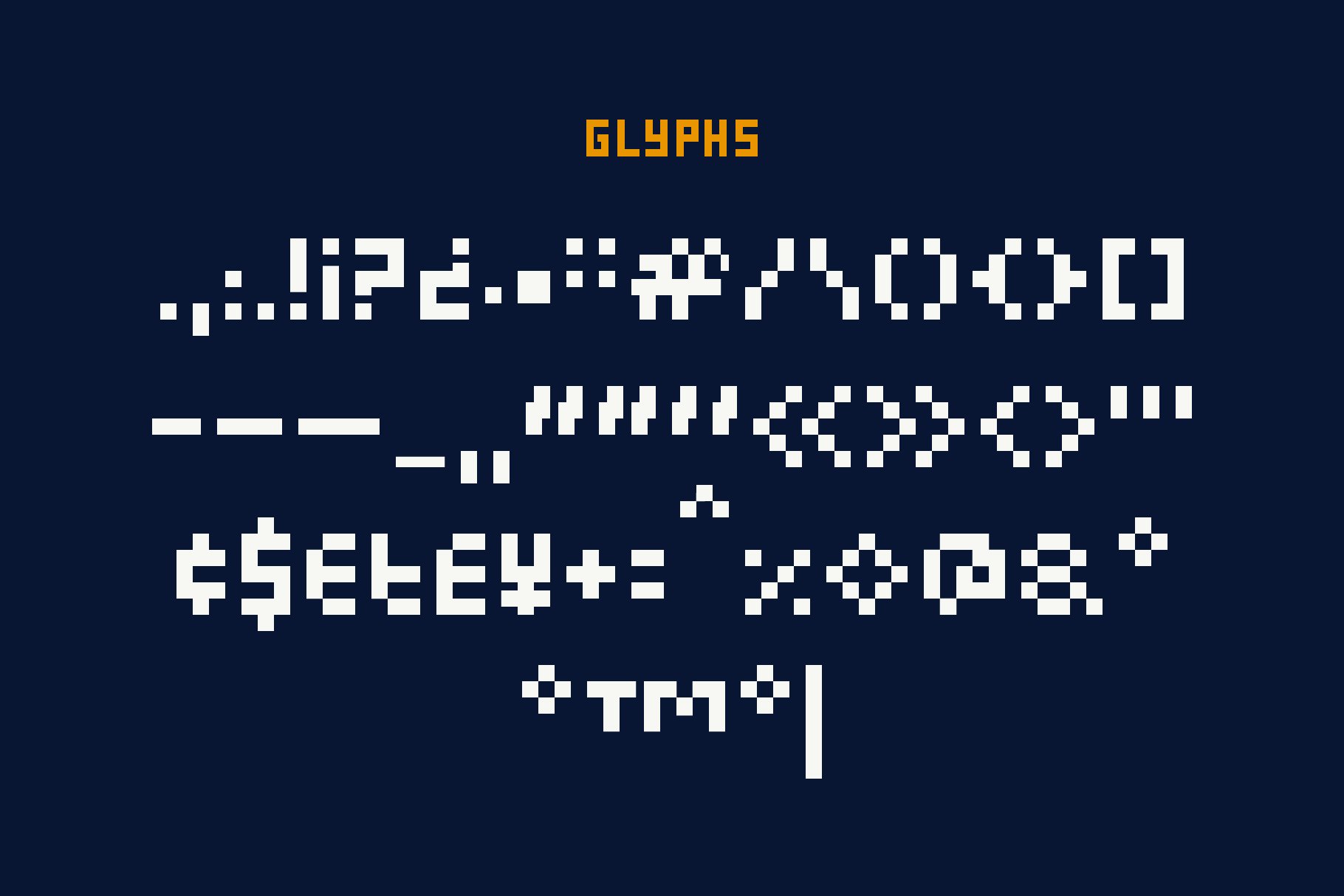 SuperDario Pixel Font preview image.