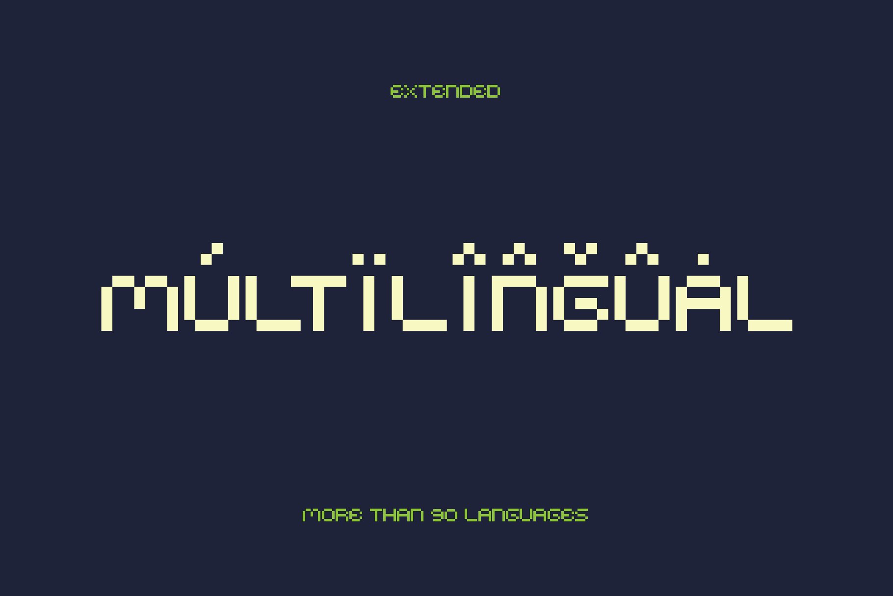 Video Game Font preview image.