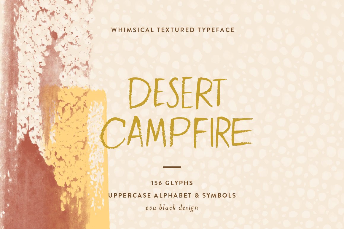 Desert Campfire Font cover image.