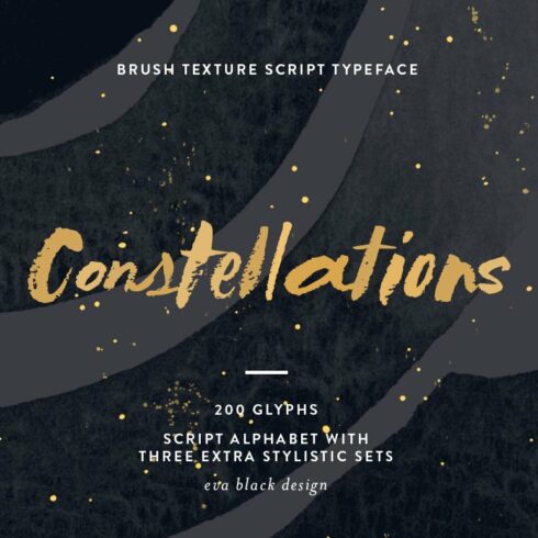 Constellations Textured Script cover image.