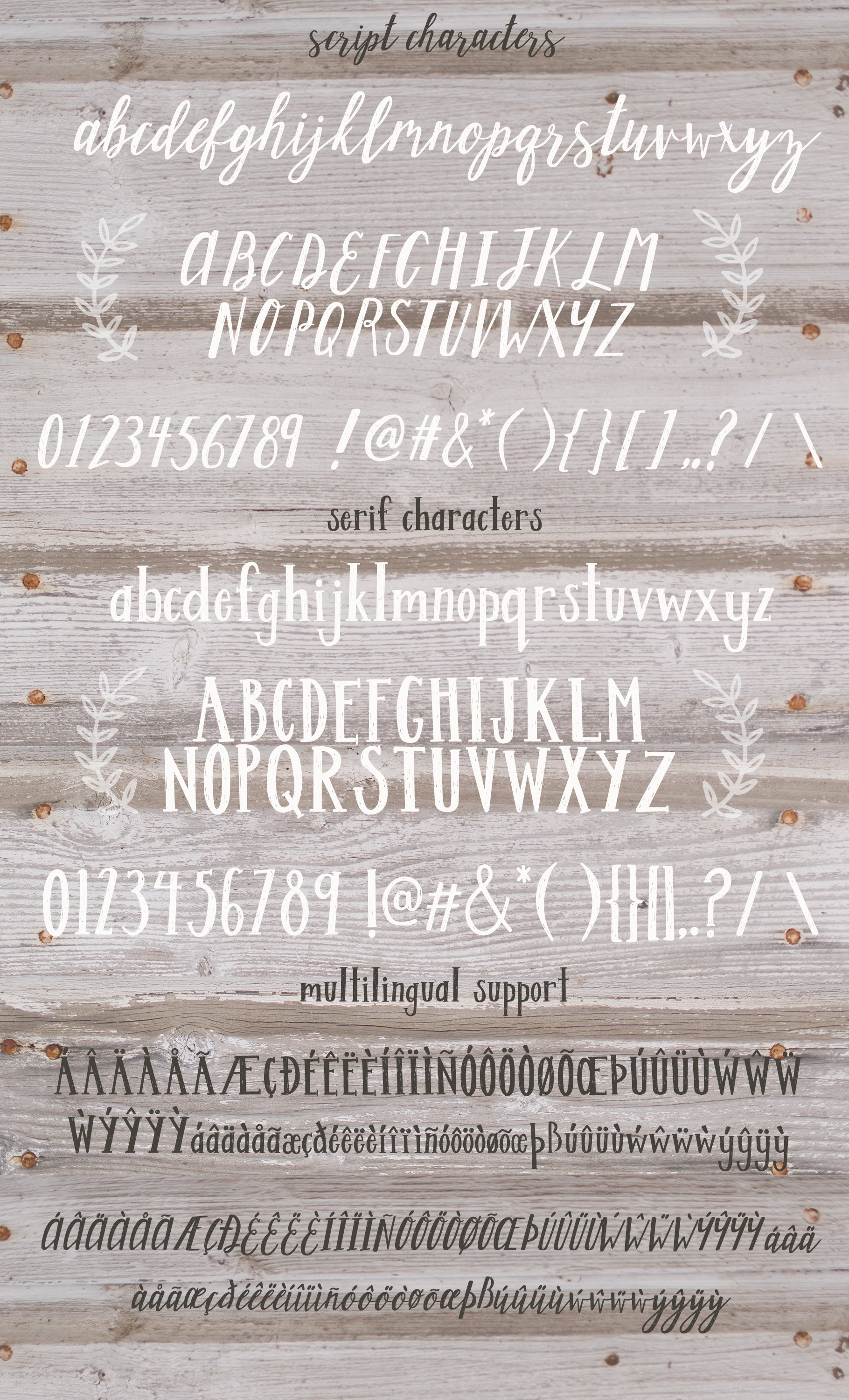 Creme Brulee Font Duo and Logo Kit preview image.