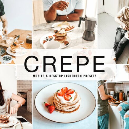 Crepe Pro Lightroom Presetscover image.