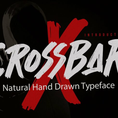 Crossbar - Natural Hand Drawn Font cover image.