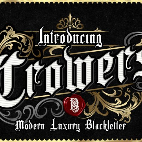Crowers  luxury Blackletter cover image.