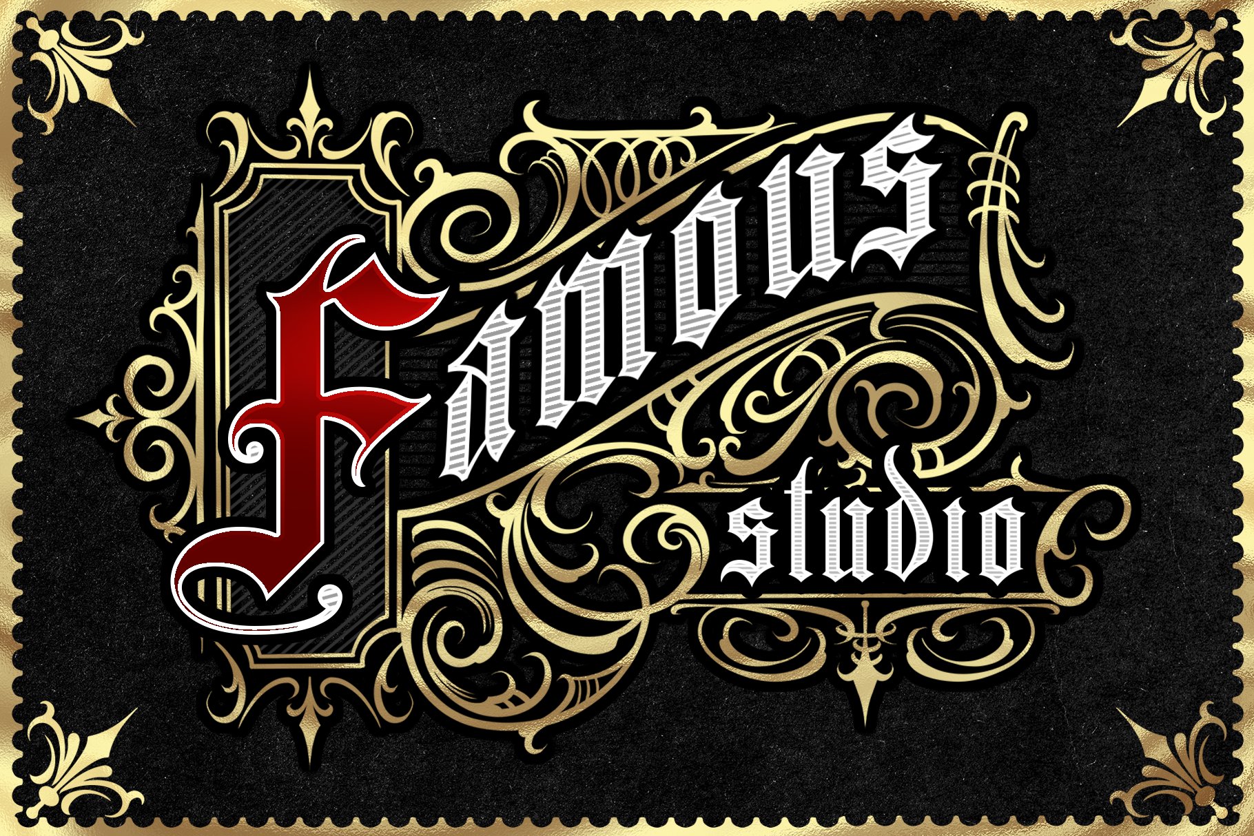 Crowers  luxury Blackletter preview image.