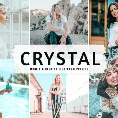 Crystal Pro Lightroom Presetscover image.