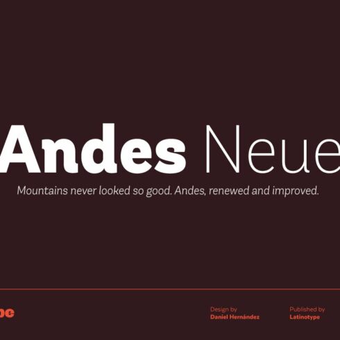 Andes Neue cover image.