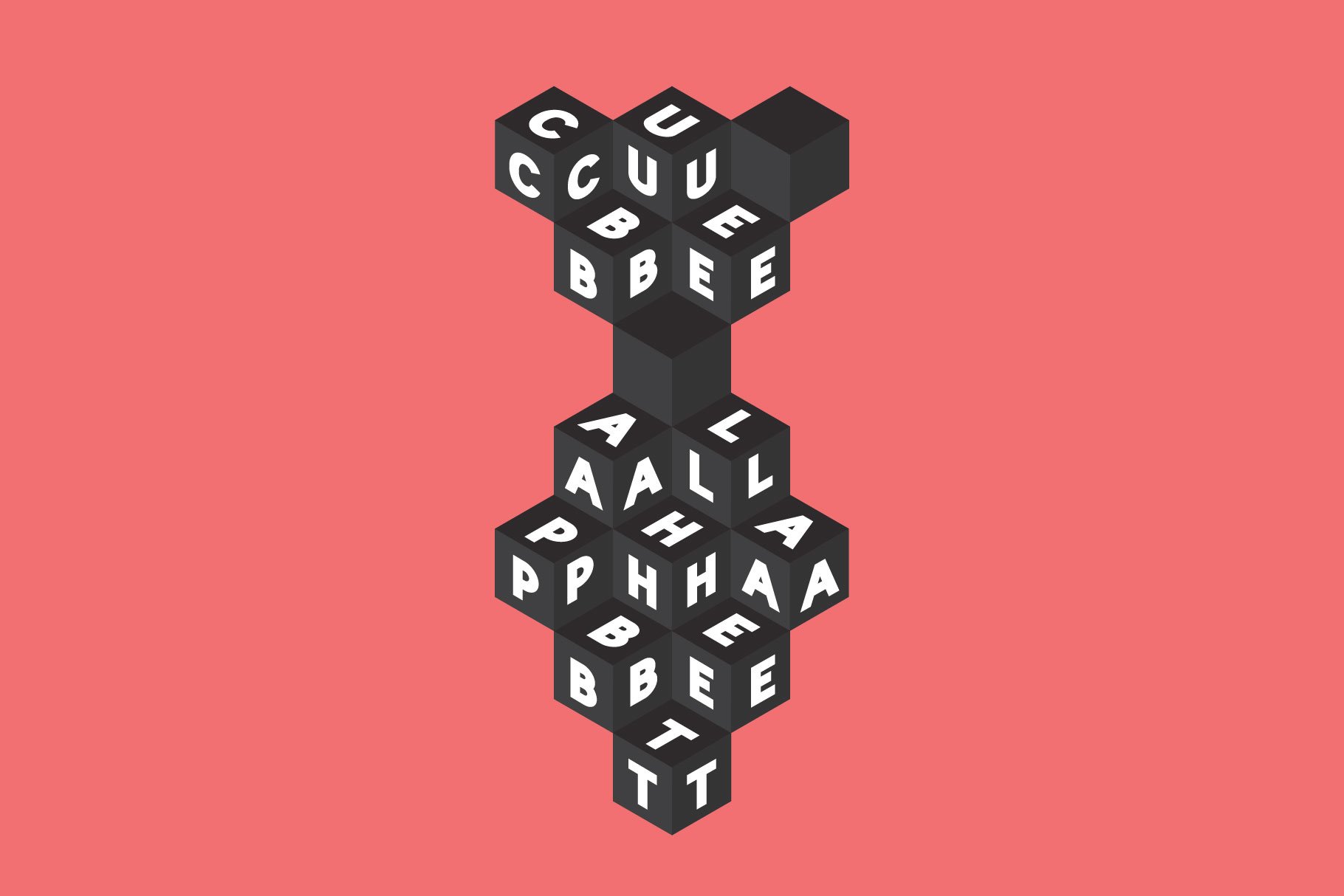 Vector Alphabet. Cube cover image.