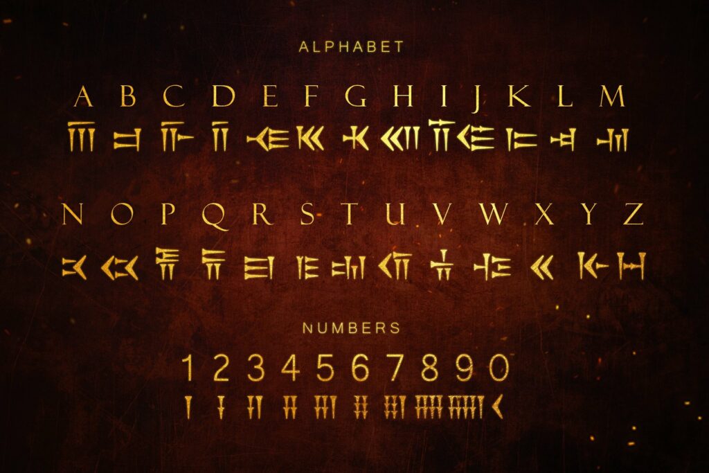 Ancient Languages Typeface Bundle – MasterBundles