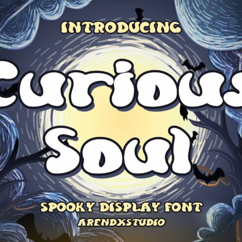 Curious Soul - Spooky Display Font cover image.