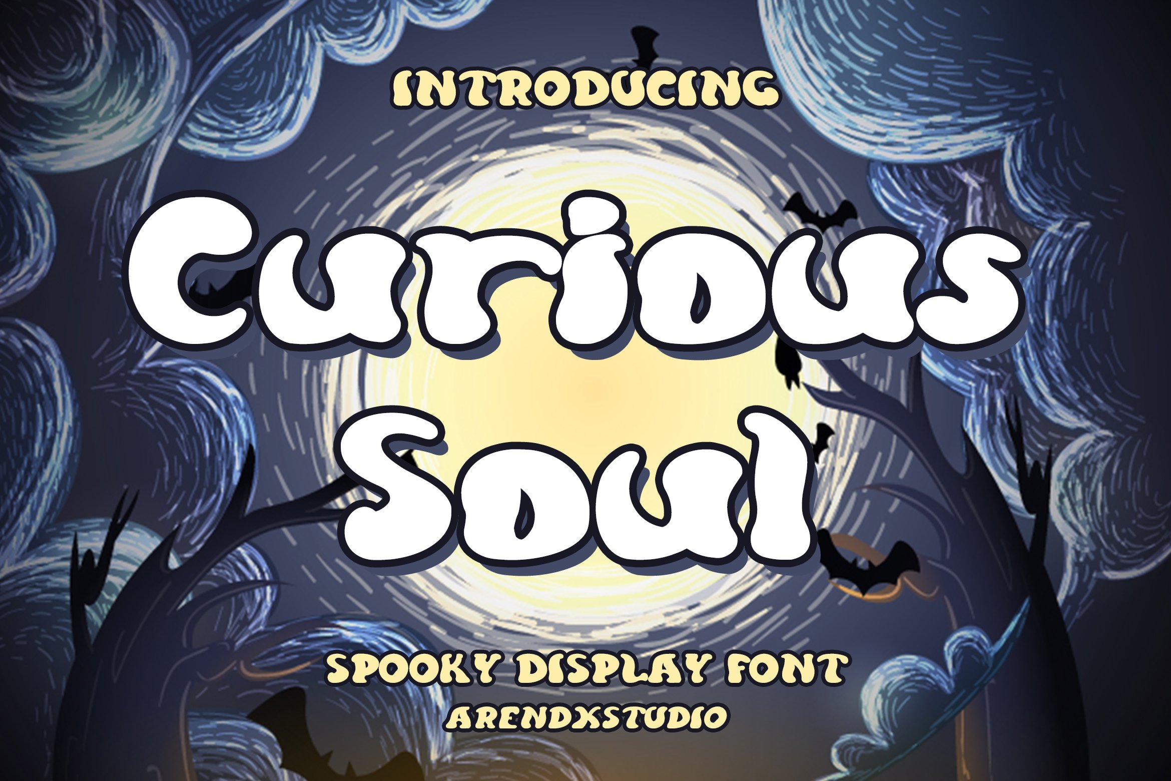 Curious Soul - Spooky Display Font cover image.