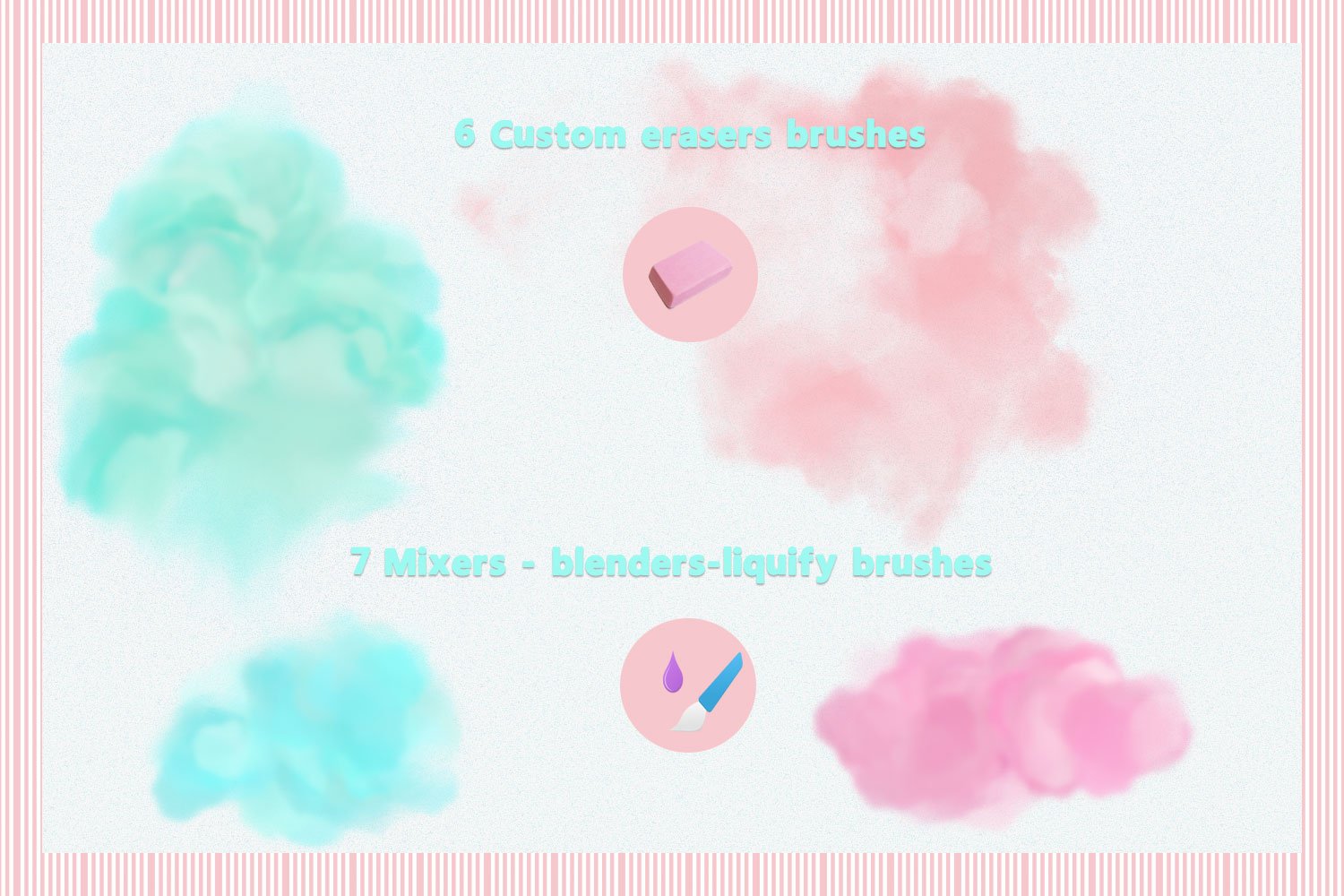 custom erasers and blenders 974