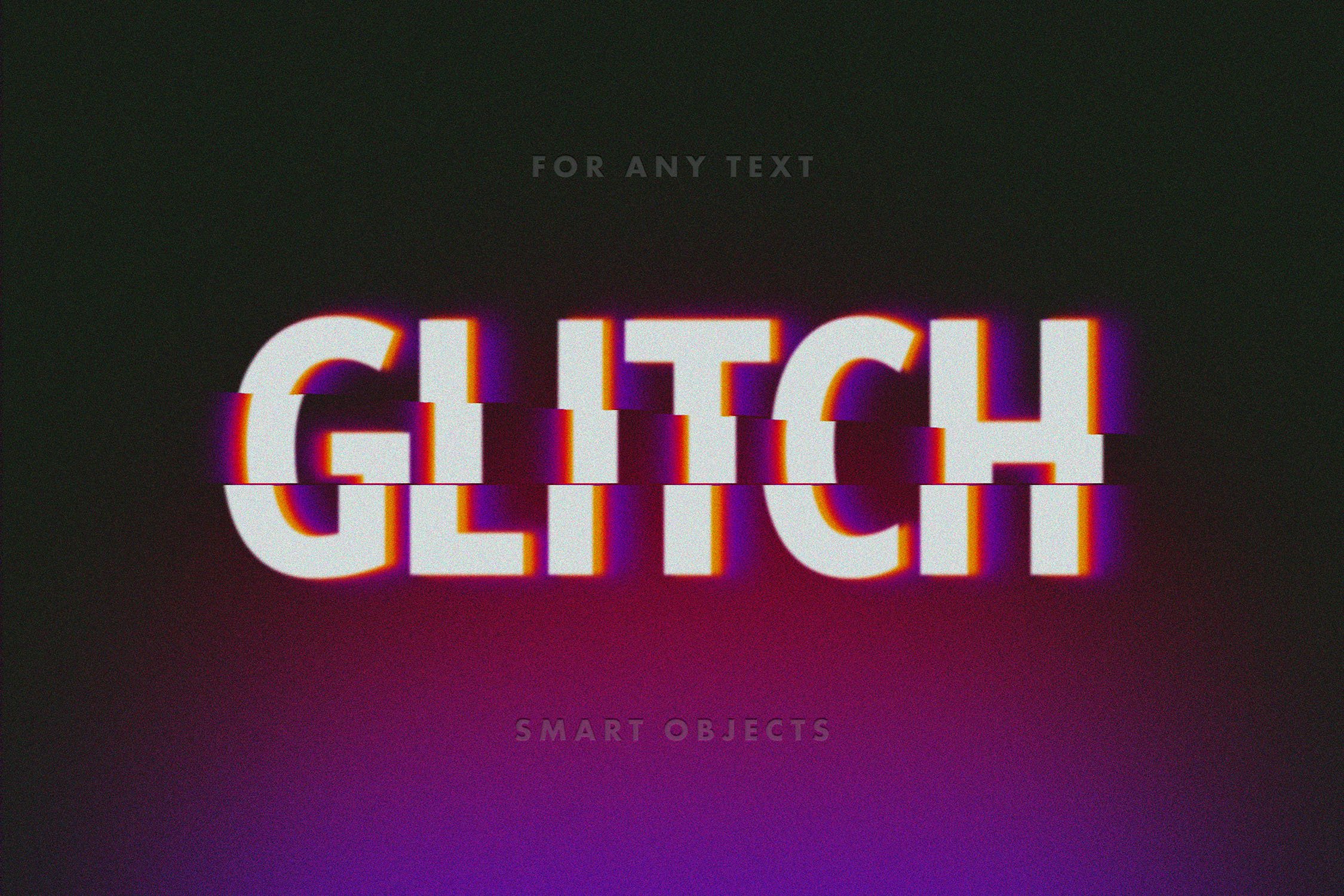 Cut Glitch Text Effectcover image.