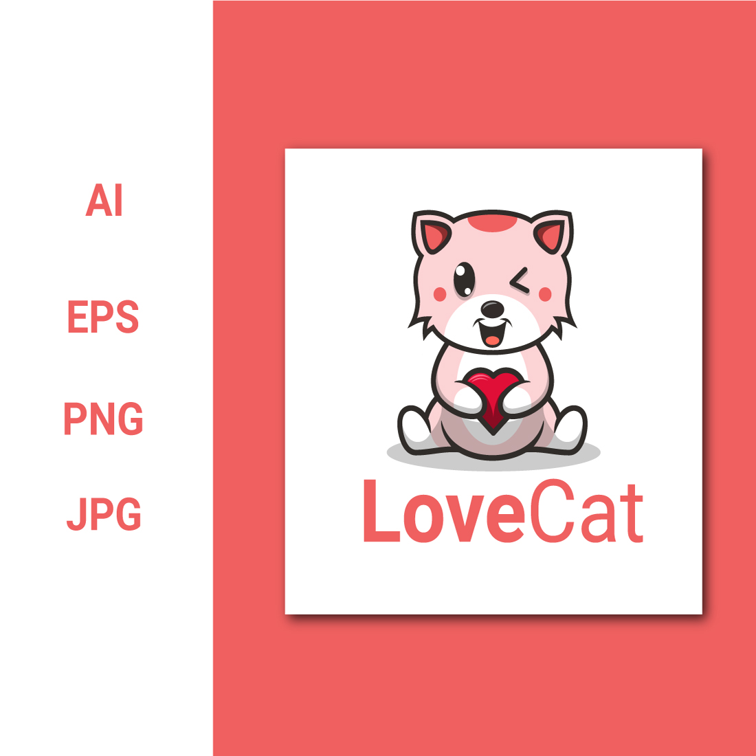 love cat logo cover image.