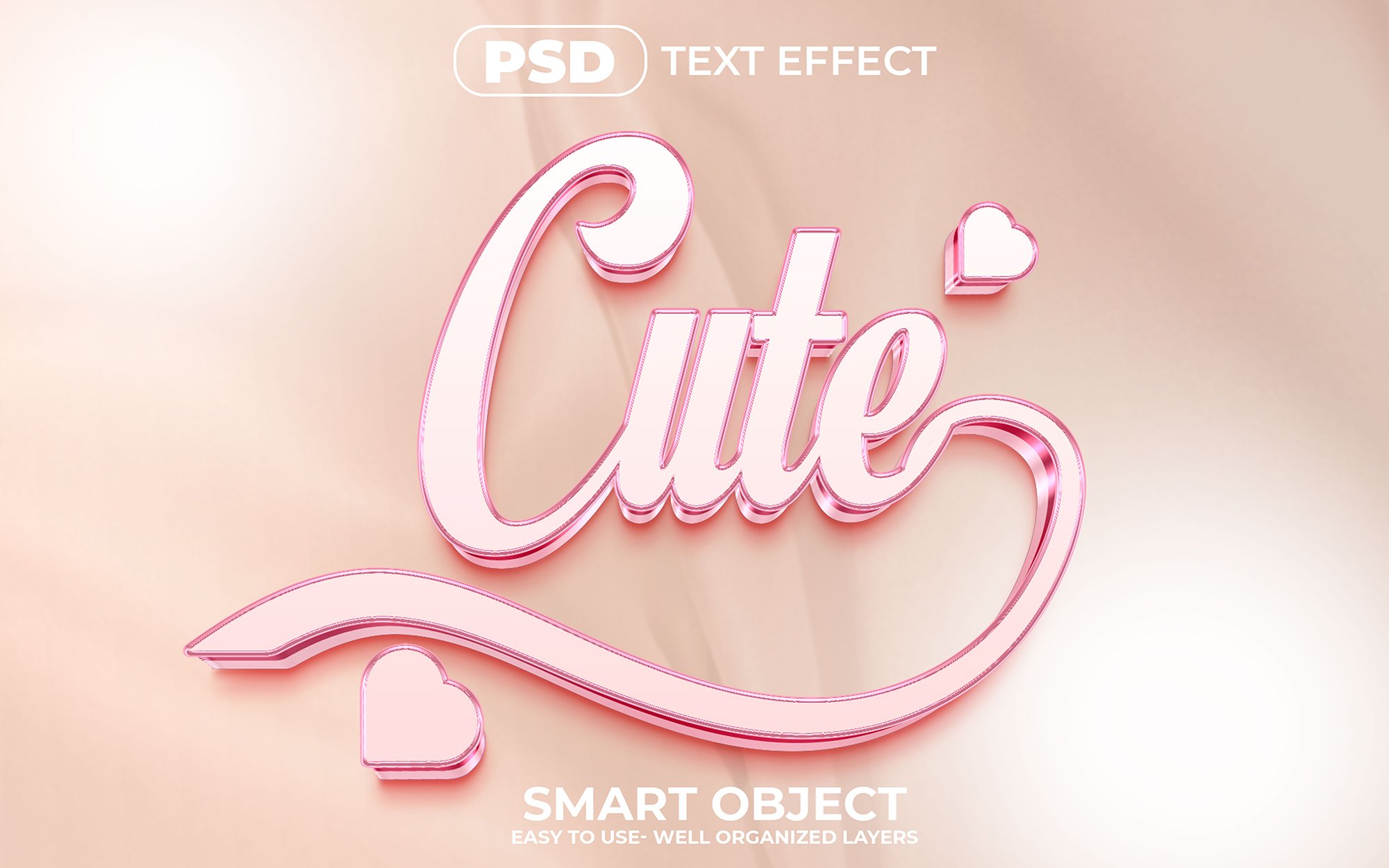Cute 3d Editable Text Effect Stylecover image.