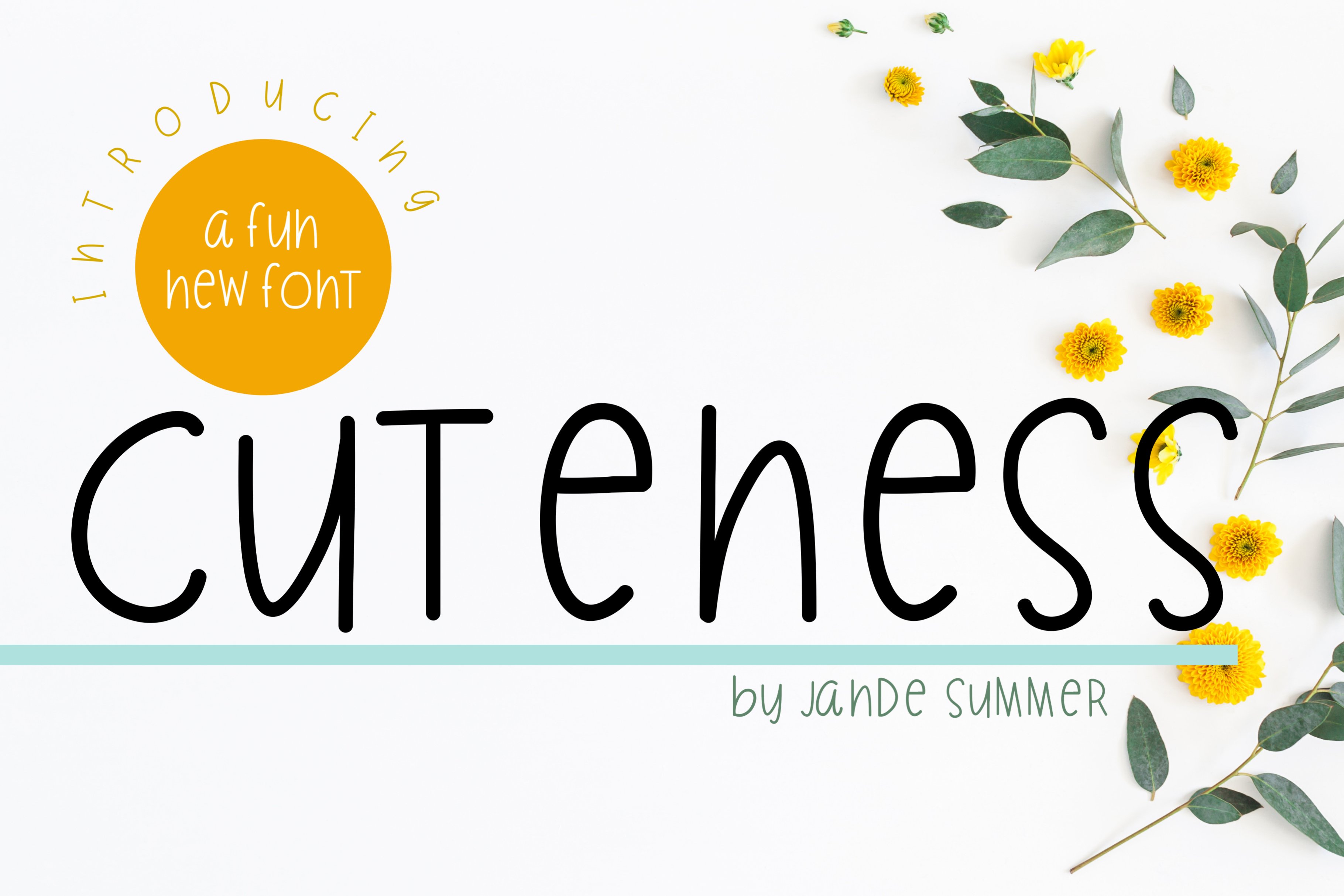 cuteness font cover 723