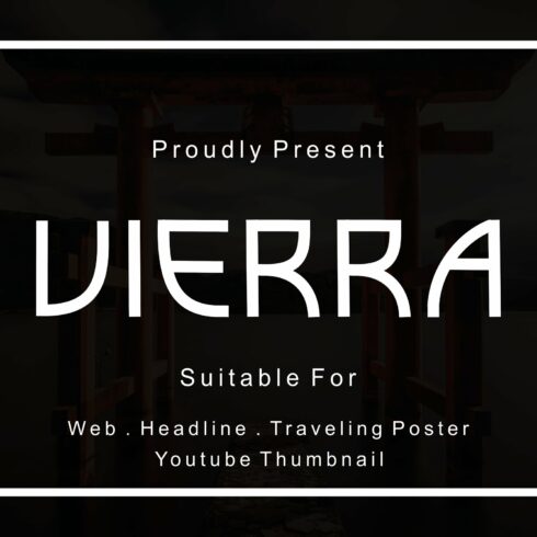 Vierra Faux Japanese Font cover image.