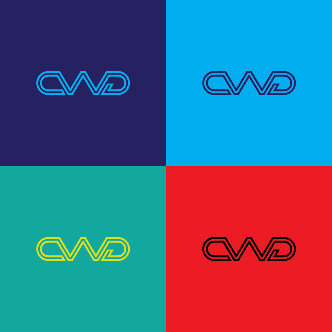 Letter Logo CWD preview image.