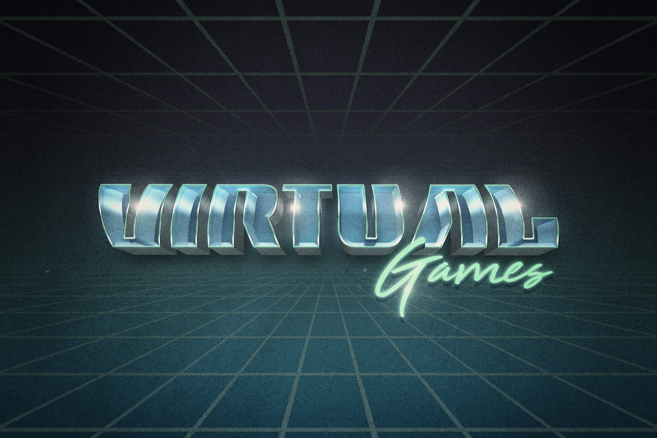 Cyber Retro Text Effectcover image.