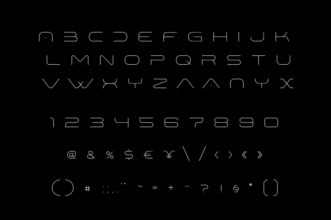 Cyberiada Font preview image.
