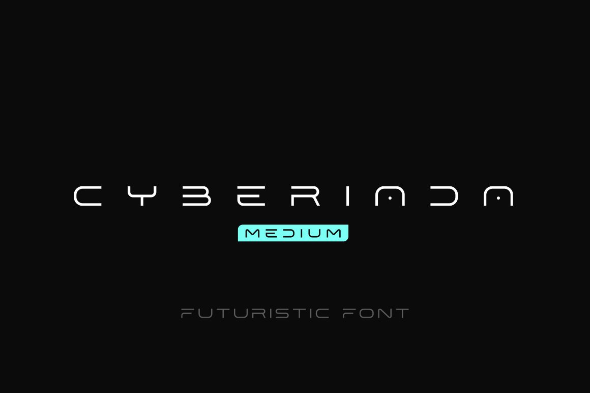 Cyberiada Medium font cover image.