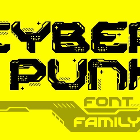 Cyberpunk Style Font cover image.