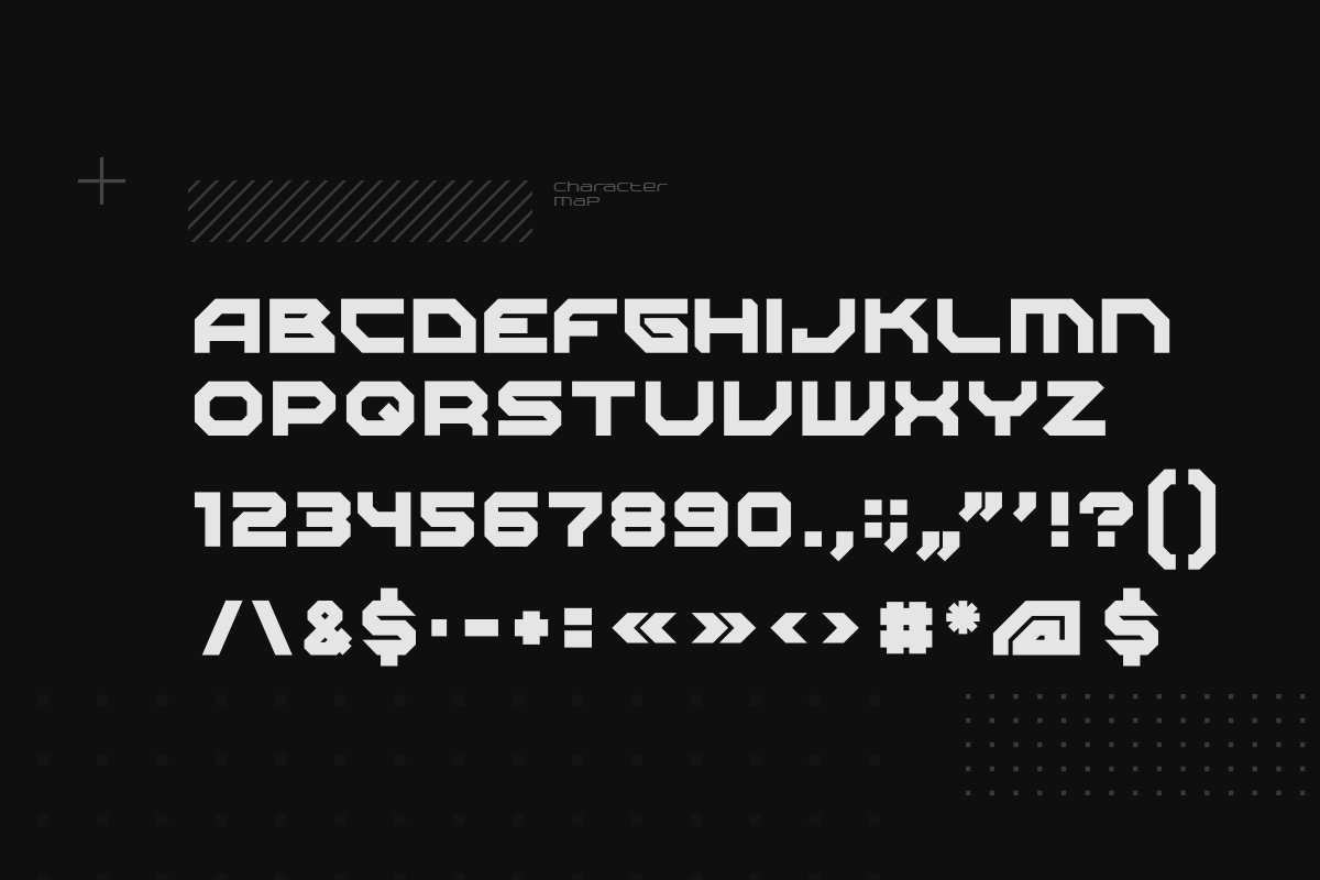CYGUN Font preview image.