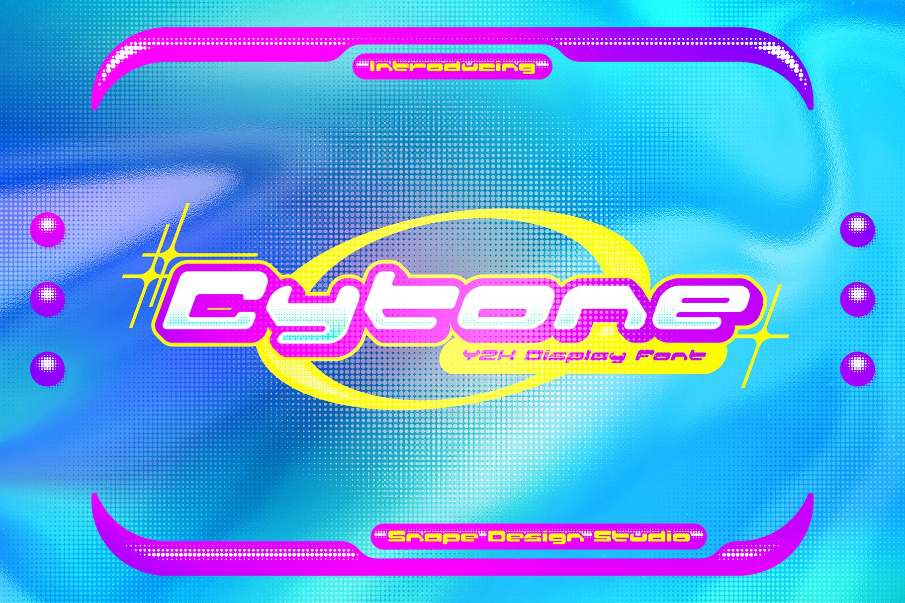 Cytone - Y2K Font cover image.