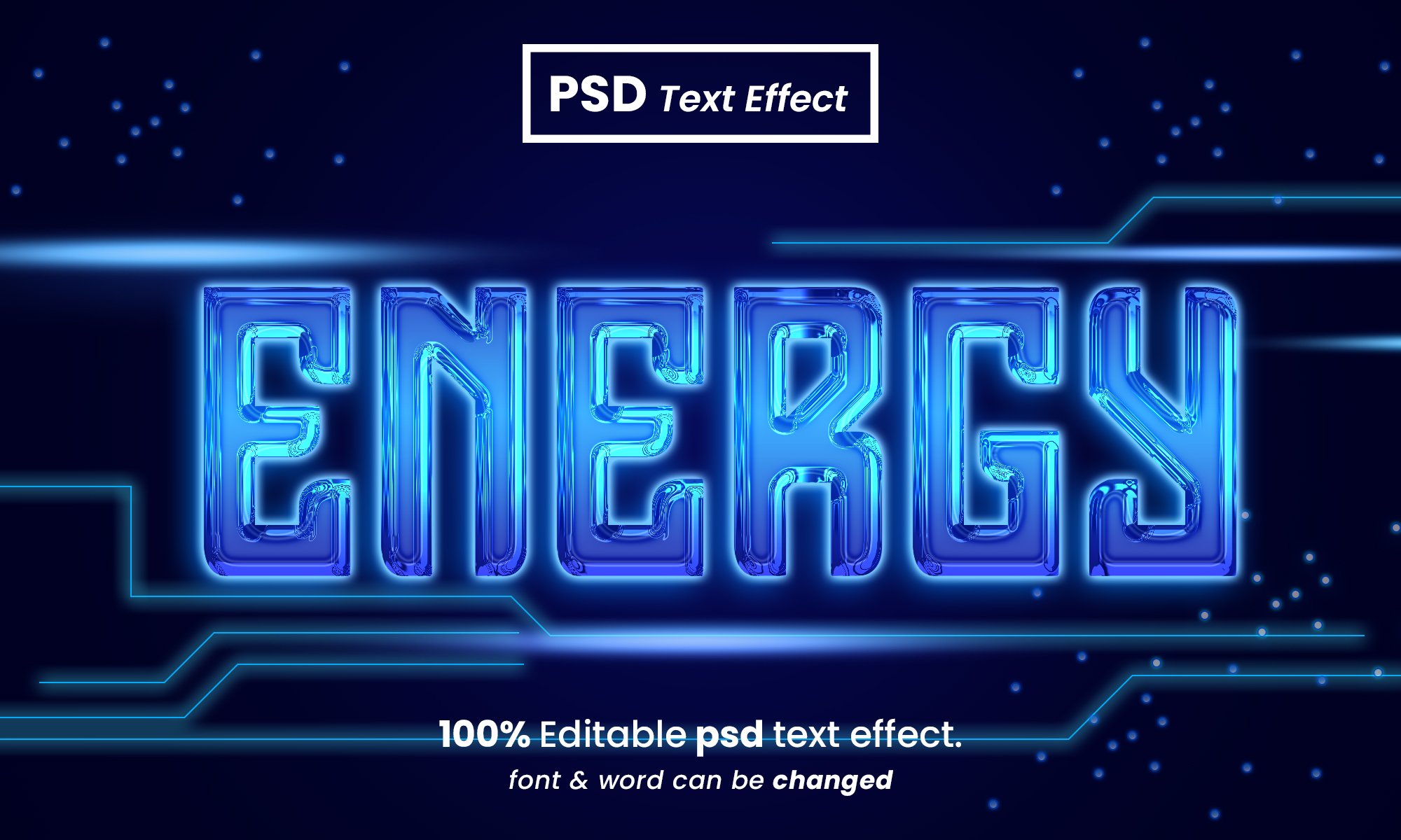 Energy 3D Text Effectcover image.