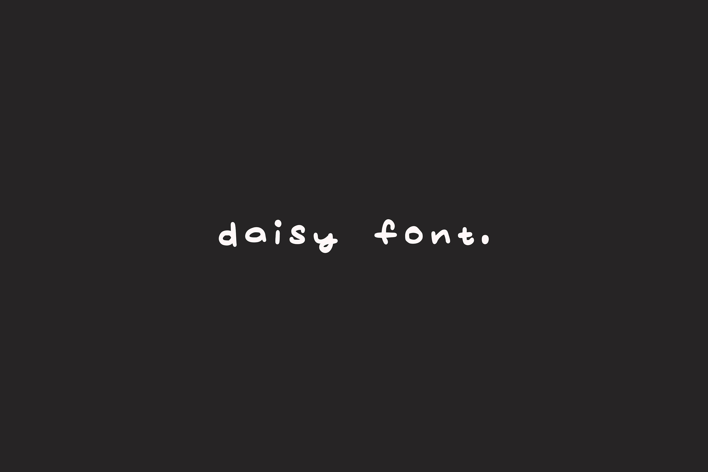 daisy font preview 2 150