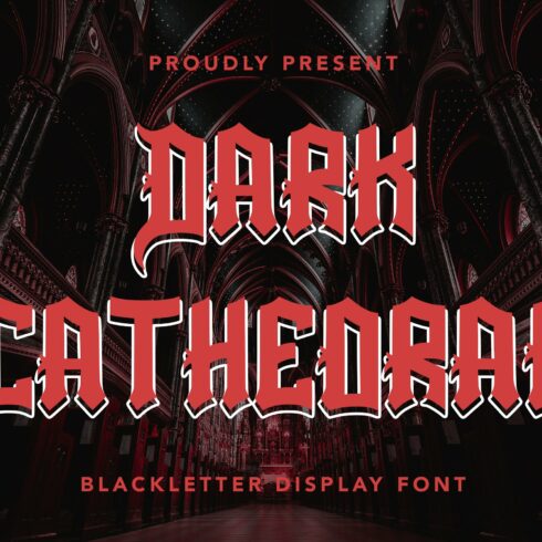 DarkCathedral - Blackletter Display cover image.