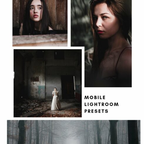 Dark Mobile Lightroom Presets Icover image.